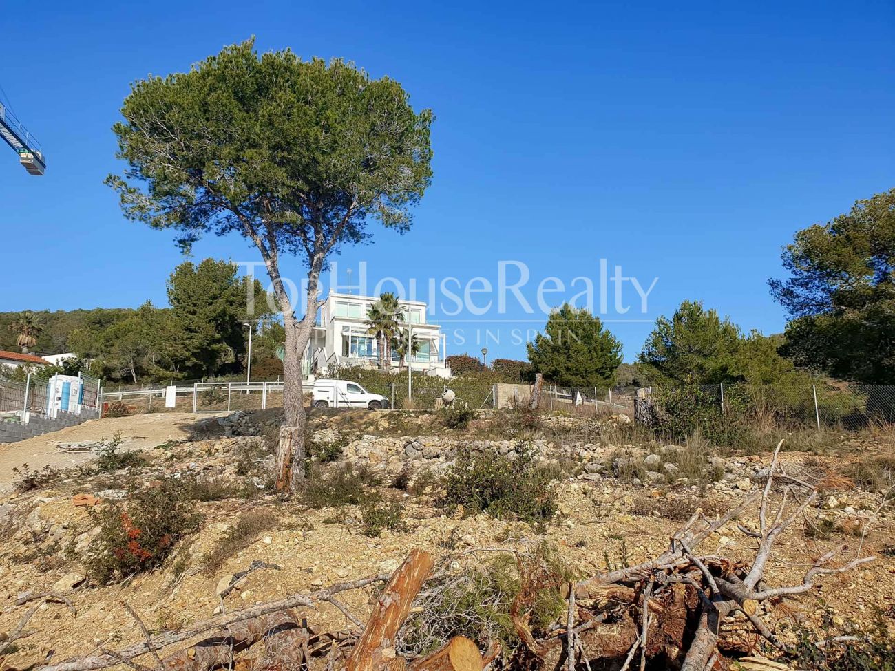 Magnífica parcela con vistas al mar en Sitges