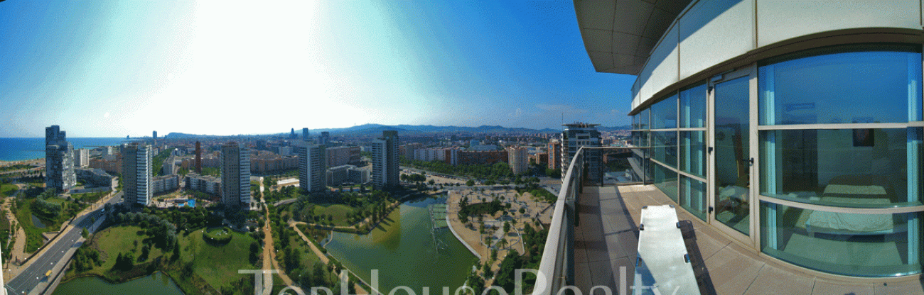 Penthouse de lujo cerca del mar en Barcelona