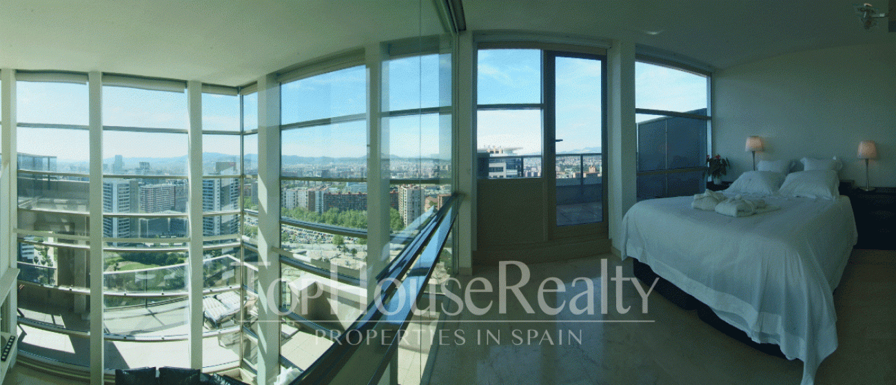 Penthouse de lujo cerca del mar en Barcelona