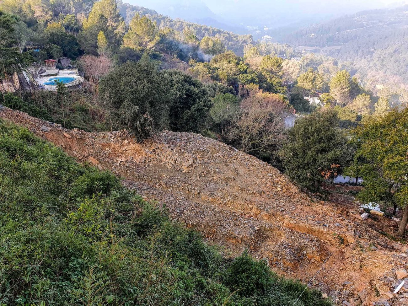Magnífico terreno con vistas panorámicas cerca de Barcelona