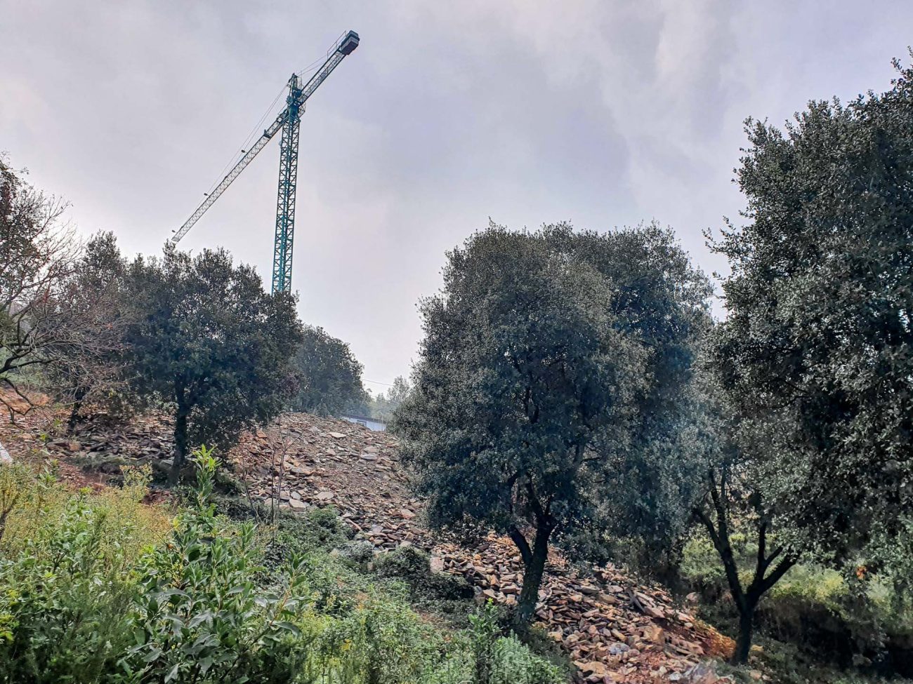 Magnífico terreno con vistas panorámicas cerca de Barcelona