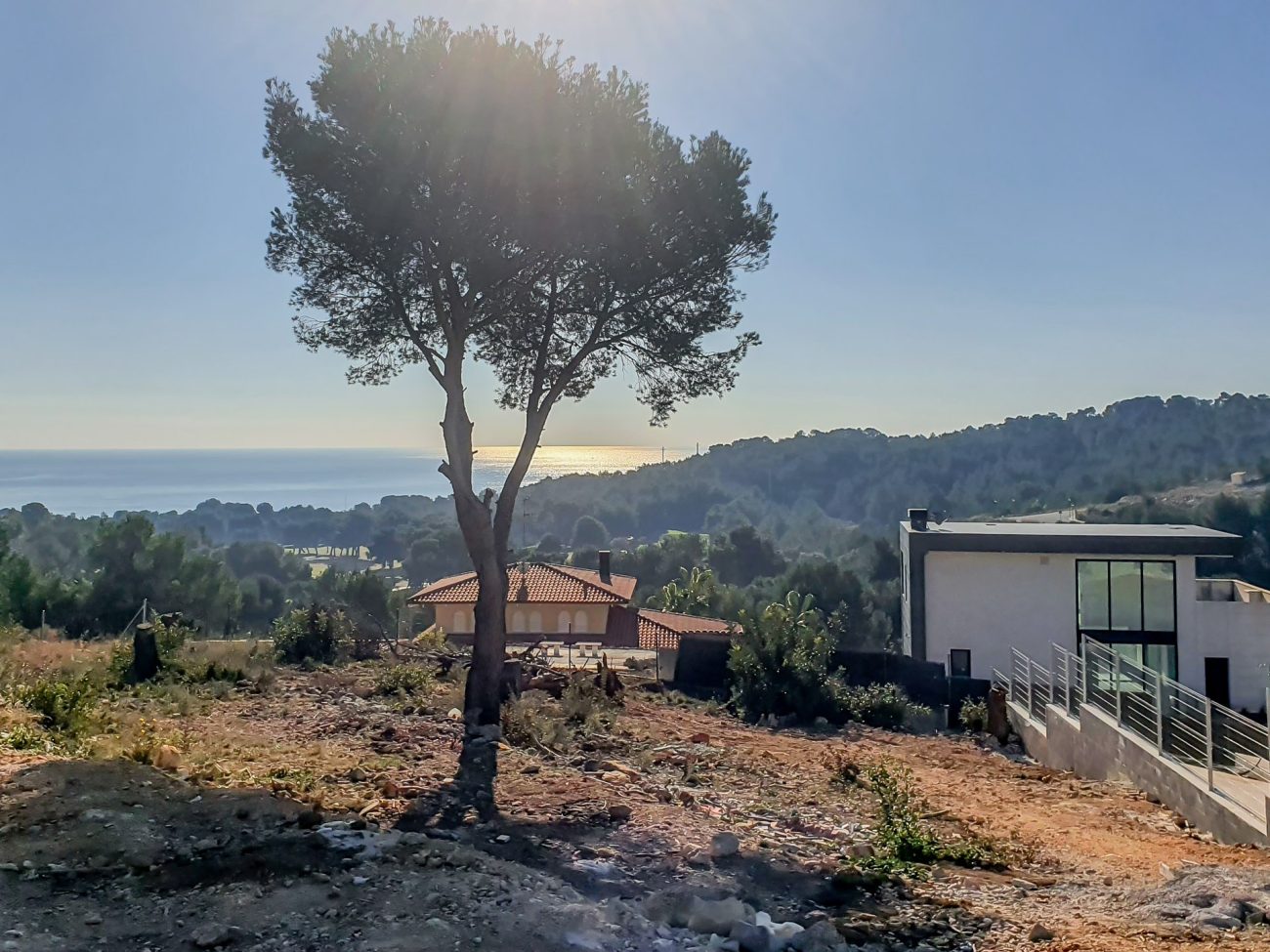 Magnífica parcela con vistas al mar en Sitges
