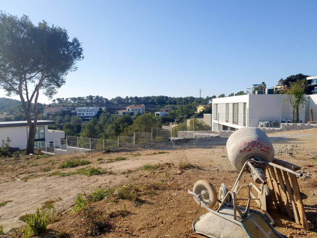 Magnífica parcela con vistas al mar en Sitges