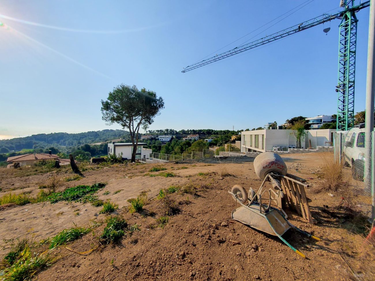 Magnífica parcela con vistas al mar en Sitges