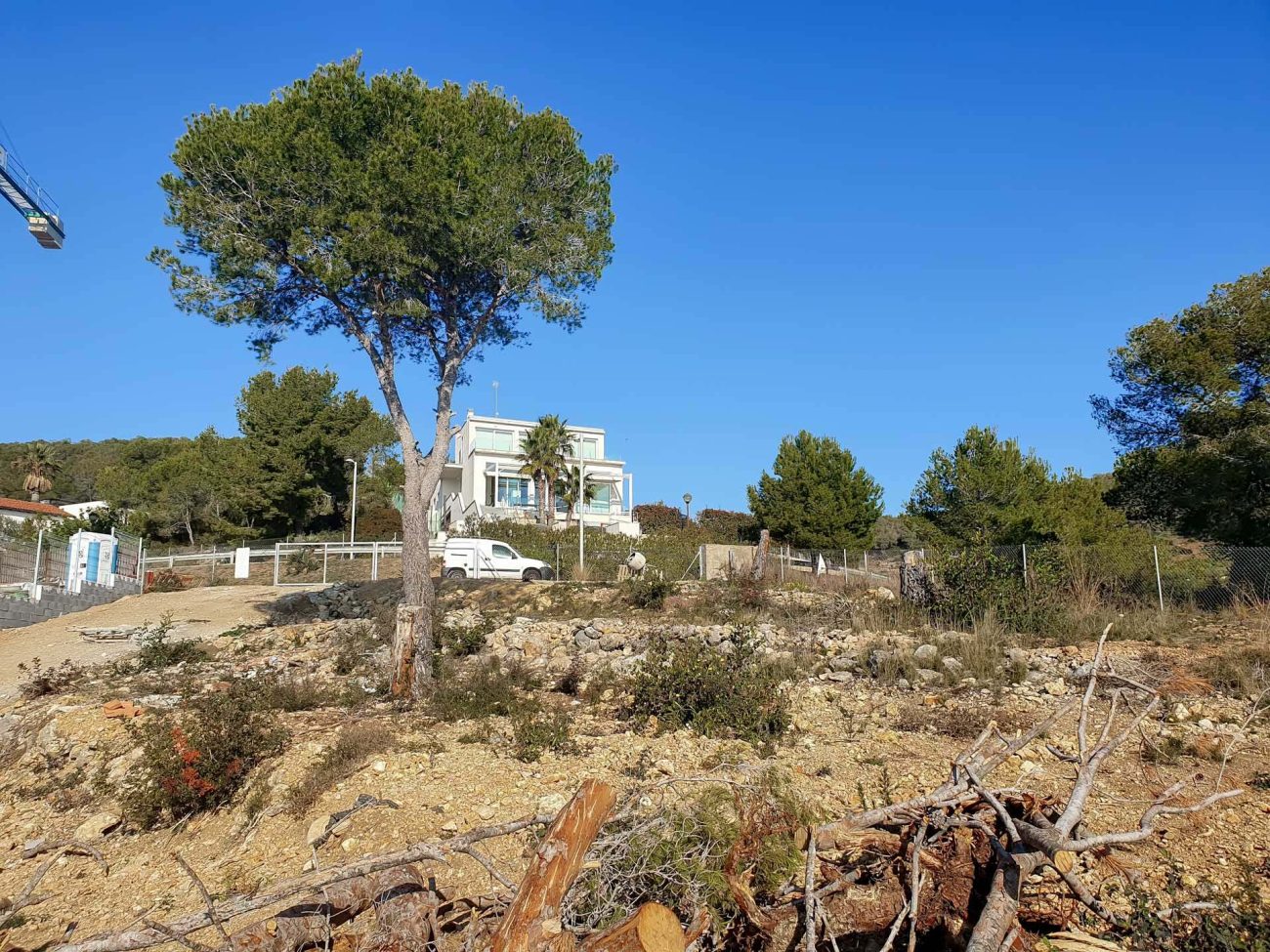 Magnífica parcela con vistas al mar en Sitges