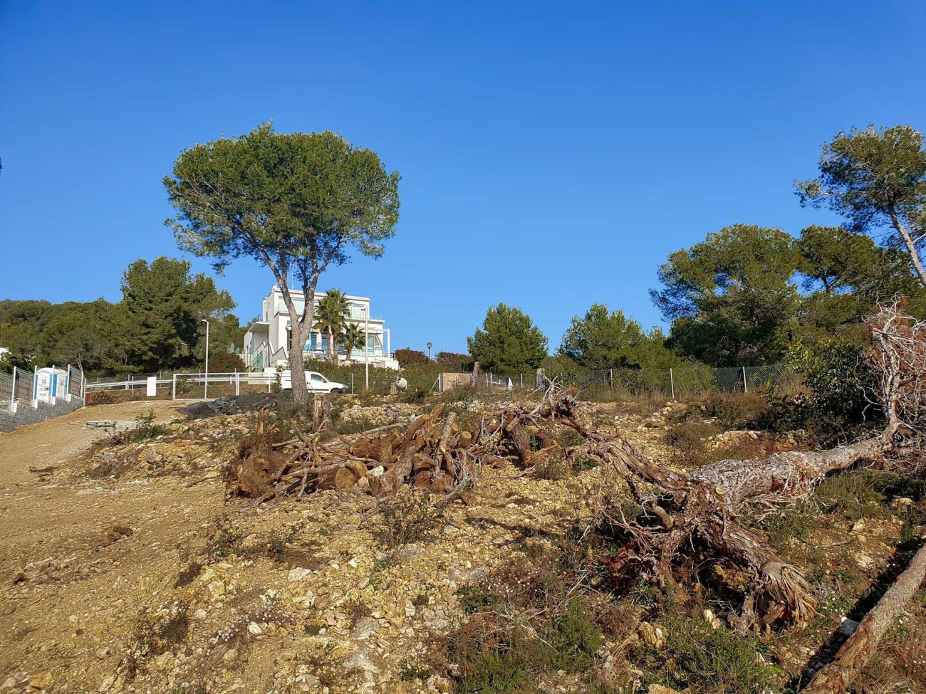Magnífica parcela con vistas al mar en Sitges