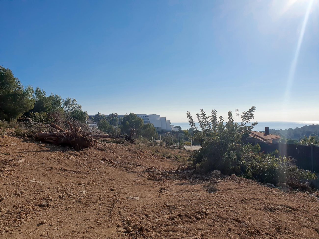 Magnífica parcela con vistas al mar en Sitges