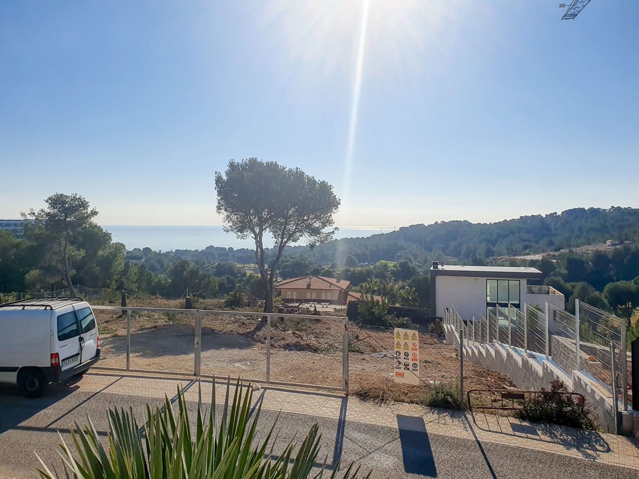 Magnífica parcela con vistas al mar en Sitges