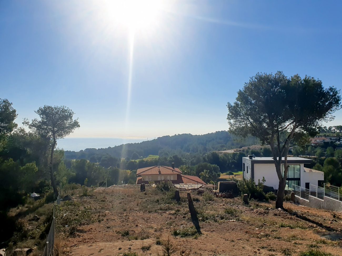 Magnífica parcela con vistas al mar en Sitges