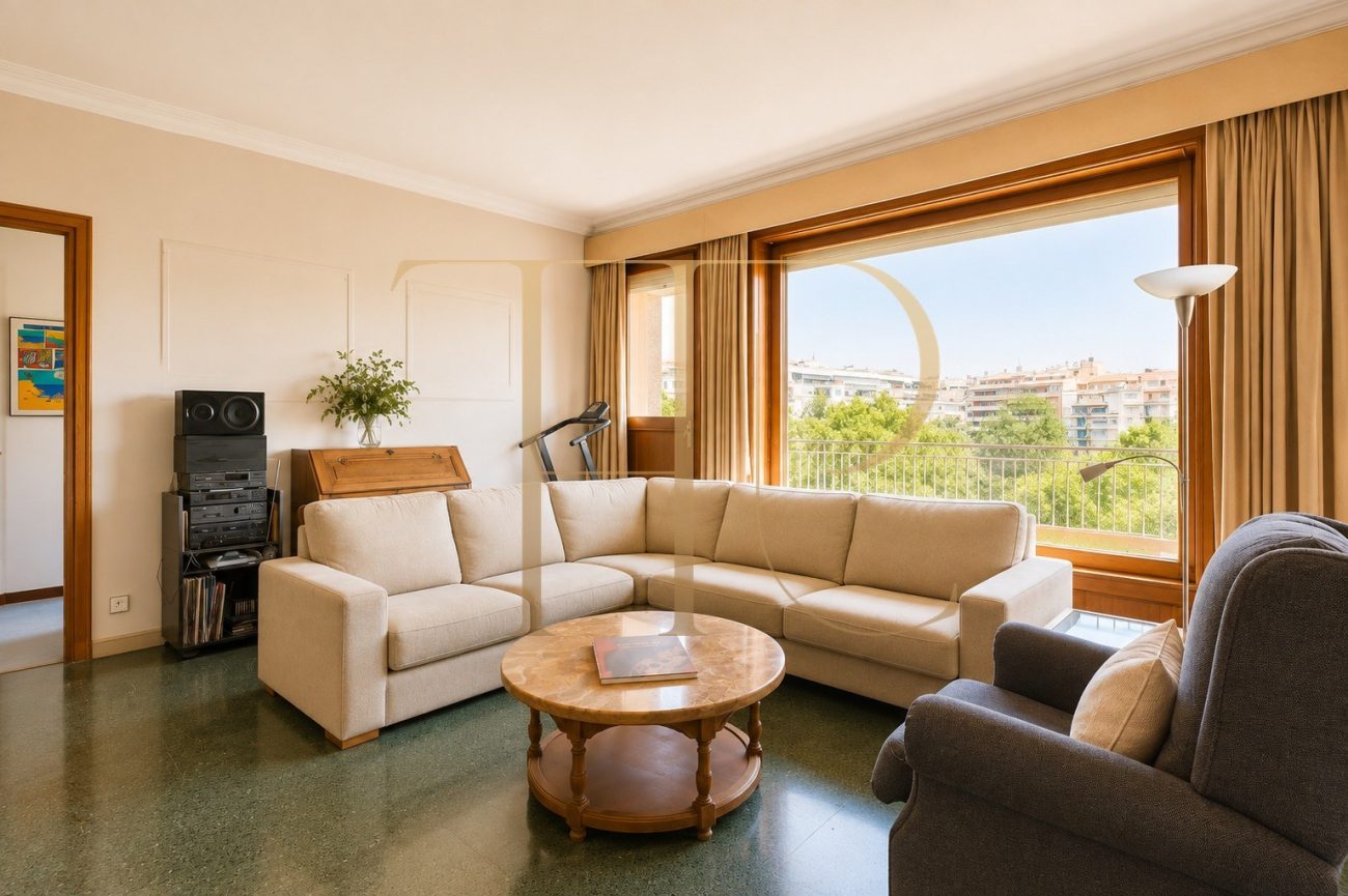 Exclusiva propiedad señorial de 470 m² con vistas al Turó Park