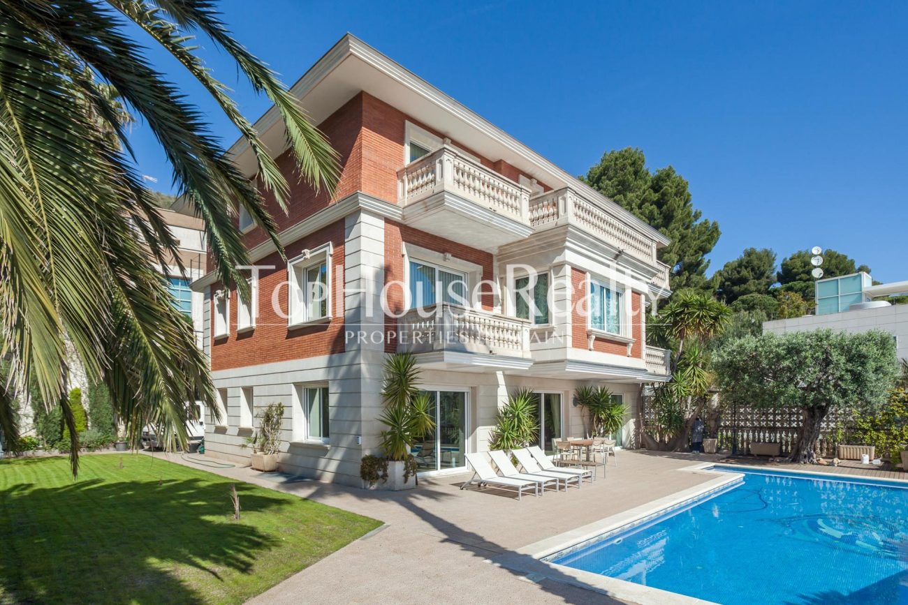 Espectacular casa en el barrio de Pedralbes con vistas panorámicas