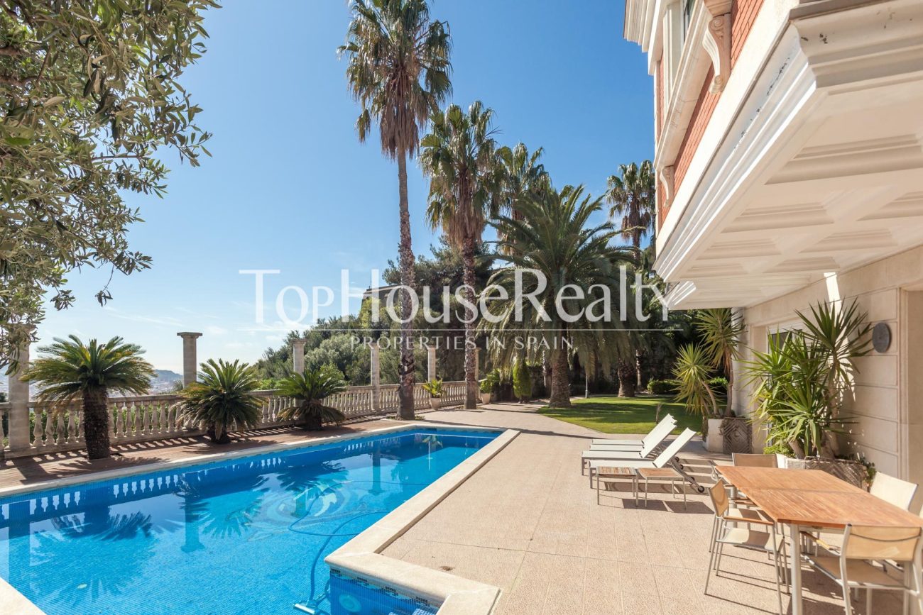 Espectacular casa en el barrio de Pedralbes con vistas panorámicas
