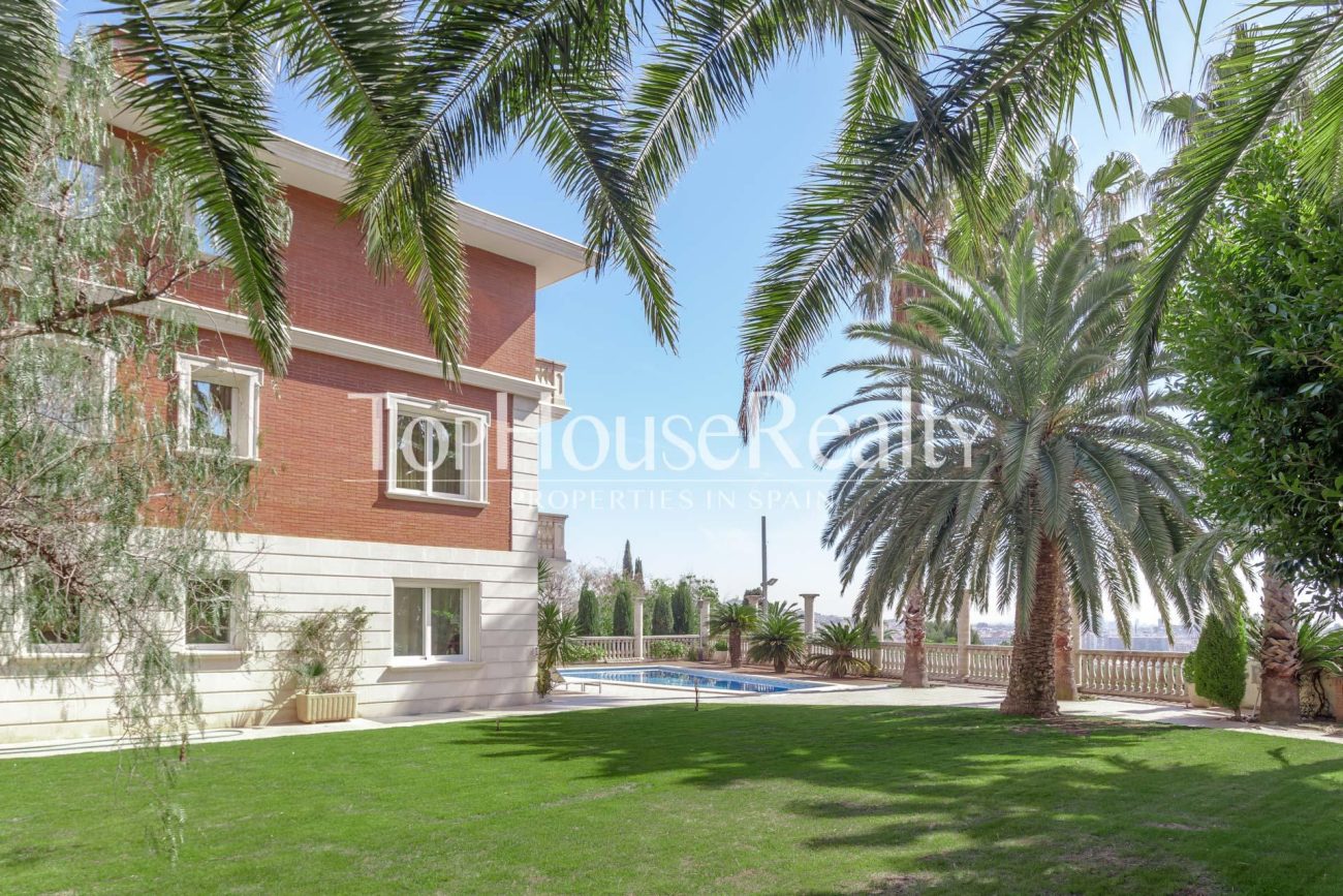 Espectacular casa en el barrio de Pedralbes con vistas panorámicas