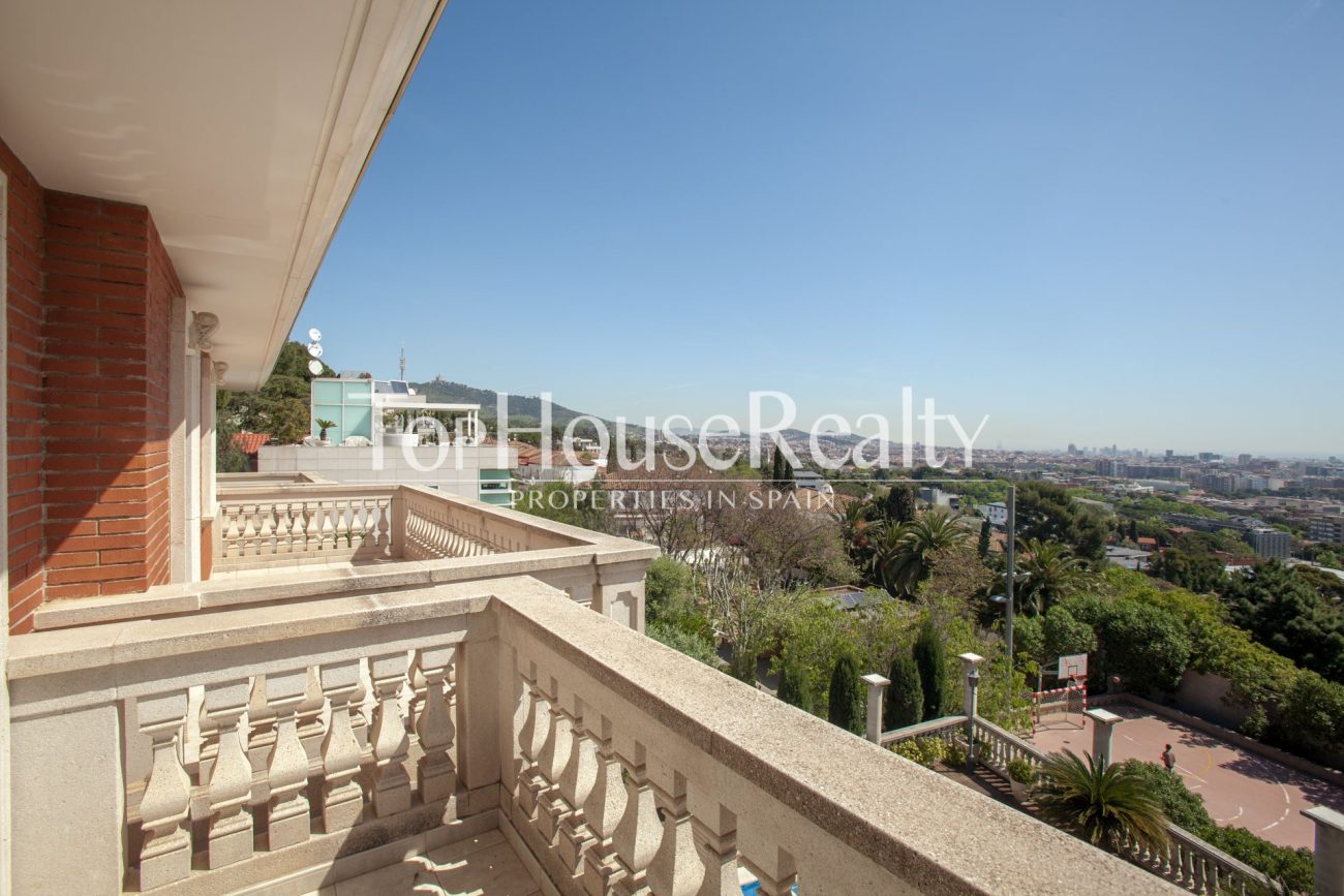 Espectacular casa en el barrio de Pedralbes con vistas panorámicas