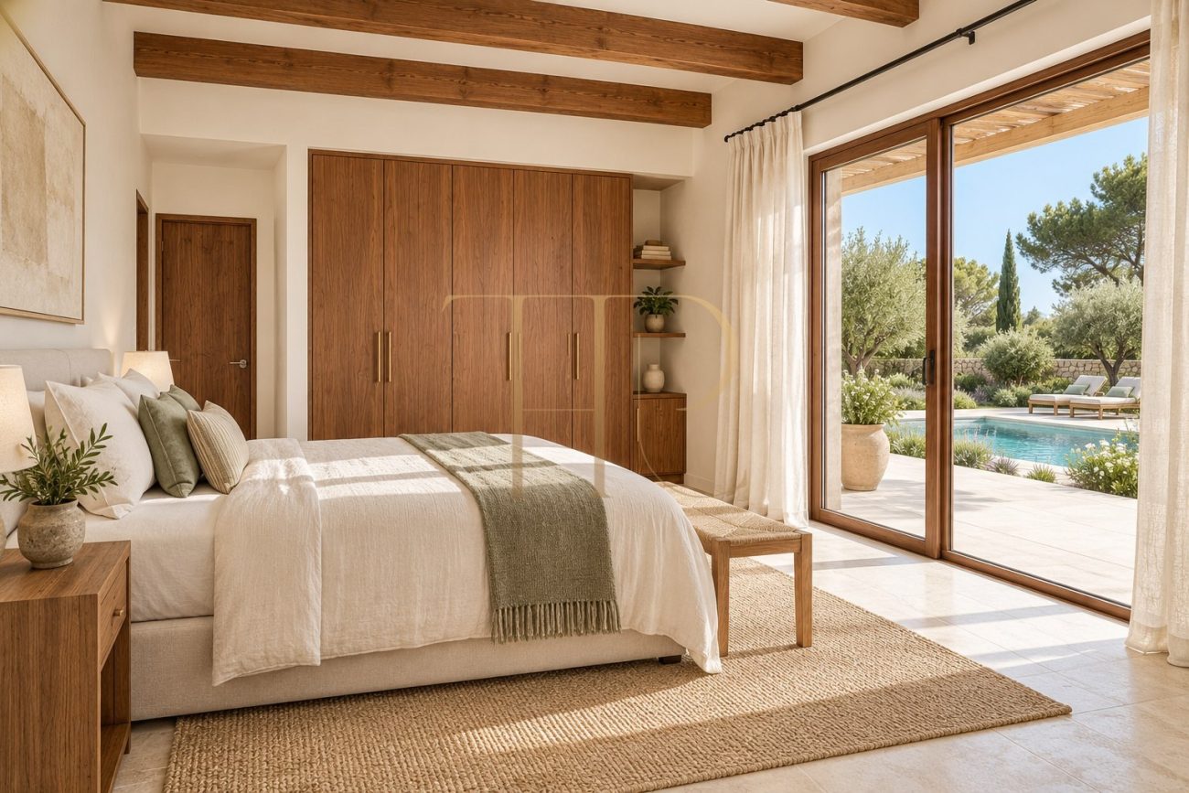 Casa de obra nueva con piscina en Cala Sant Jordi