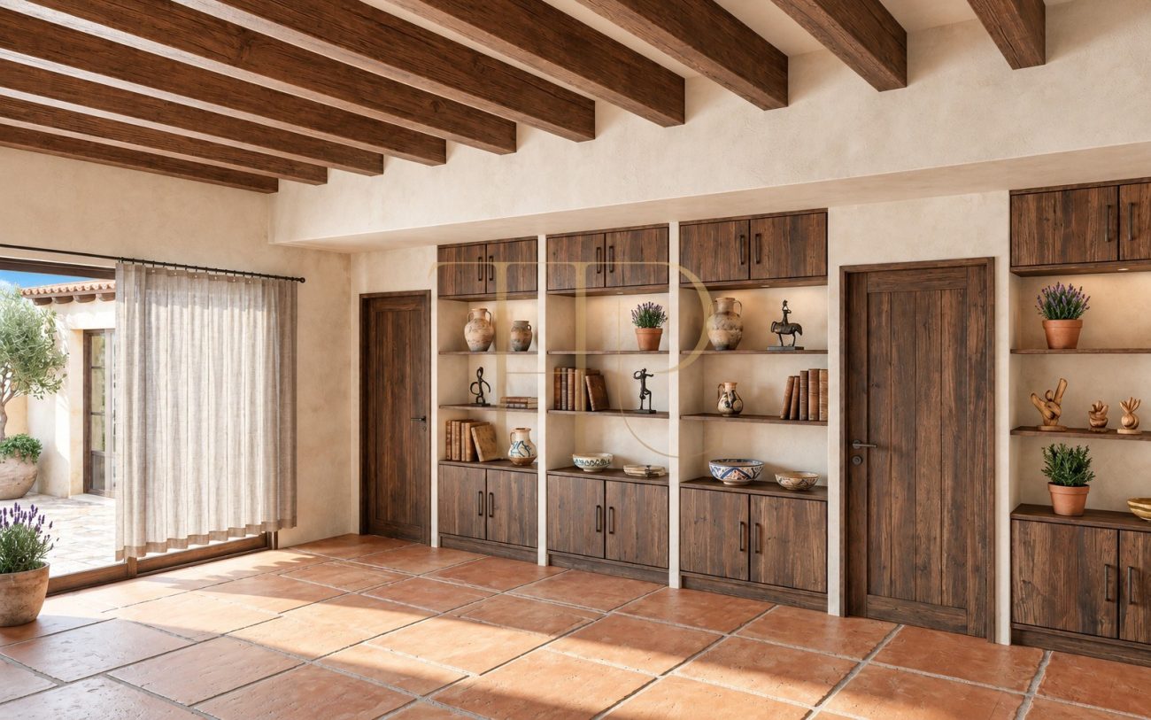 Casa de obra nueva con piscina en Cala Sant Jordi