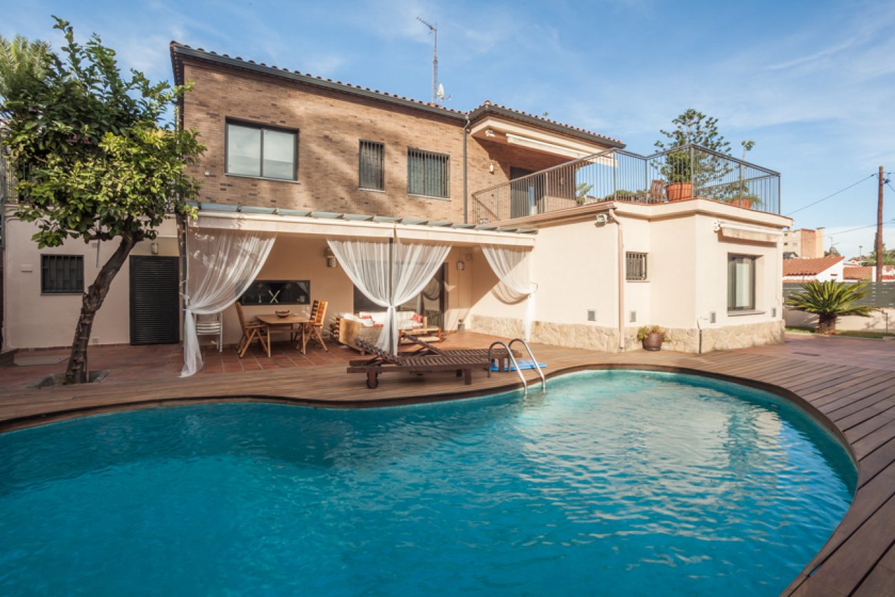 Excepcional vivienda en la urbanización Bellamar en Castelldefels