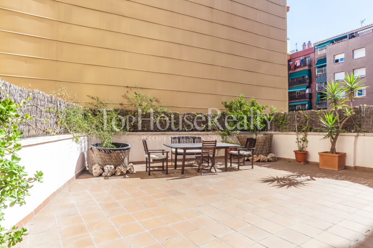 Espacioso piso con gran terraza en Barcelona