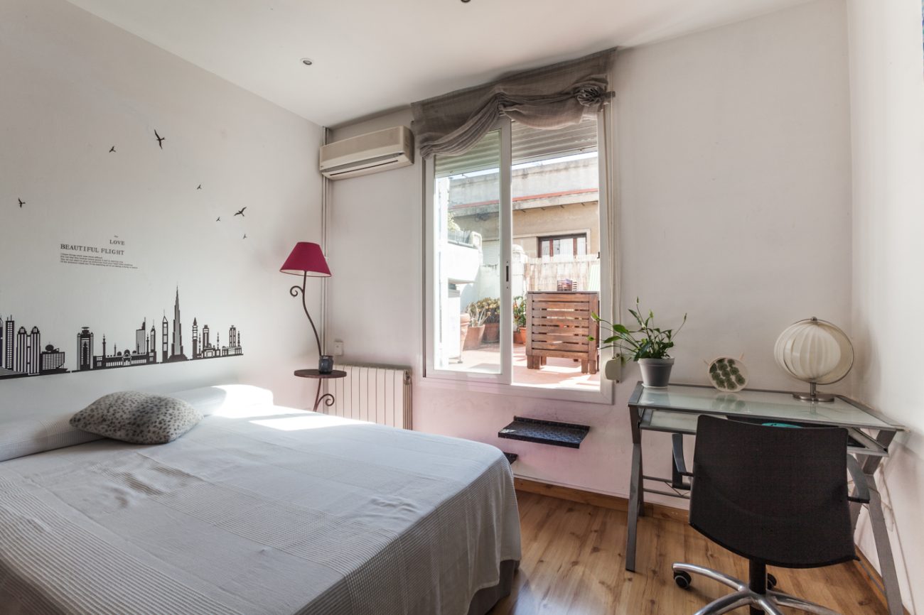 Ático con terraza en el barrio más “cool” de Barcelona
