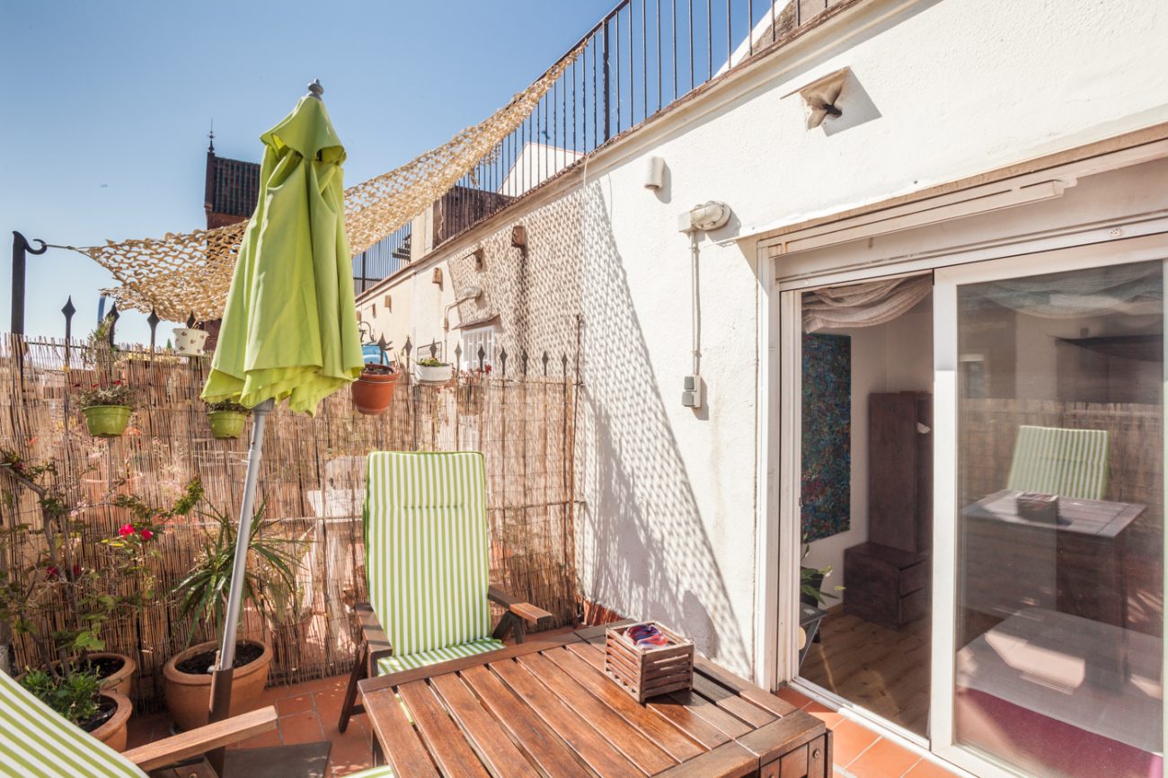 Ático con terraza en el barrio más “cool” de Barcelona