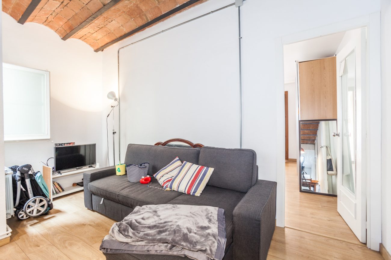 Acogedor y alto piso en Sant Antoni