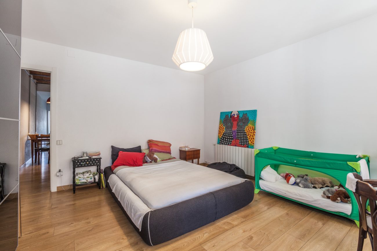 Acogedor y alto piso en Sant Antoni