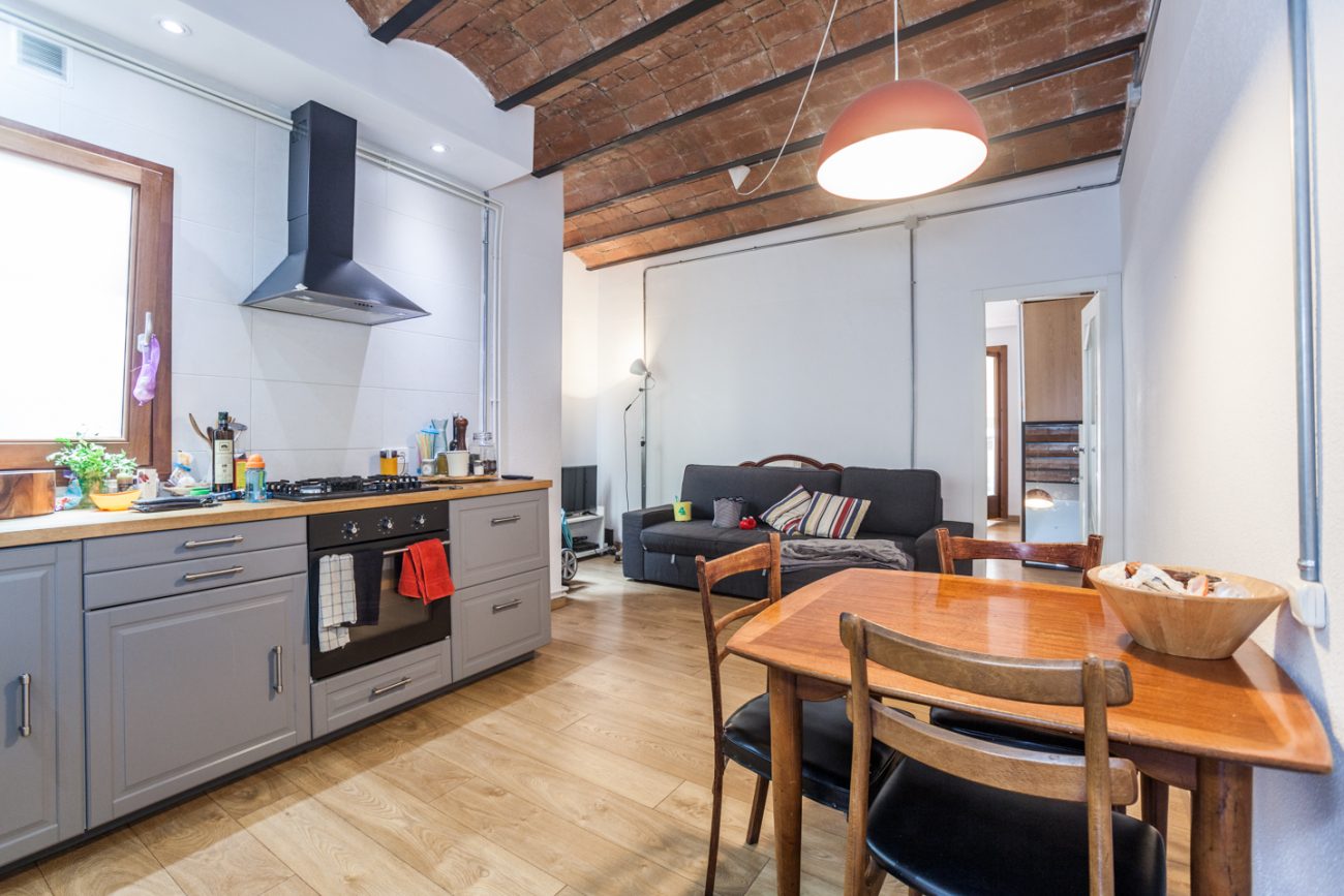Acogedor y alto piso en Sant Antoni