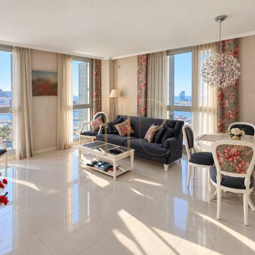 Piso en venta en Barcelona con vistas a Barceloneta y al puerto