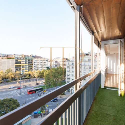 Vendido: piso con terraza y vistas en Les Corts, Barcelona