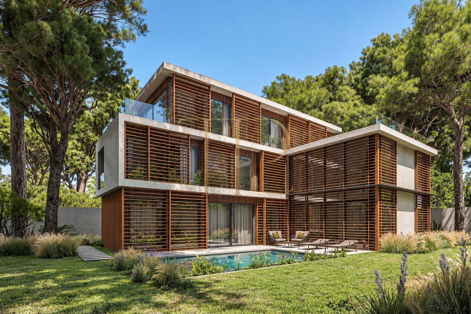 Proyecto de villa en La Pineda, Castelldefels · Vendido
