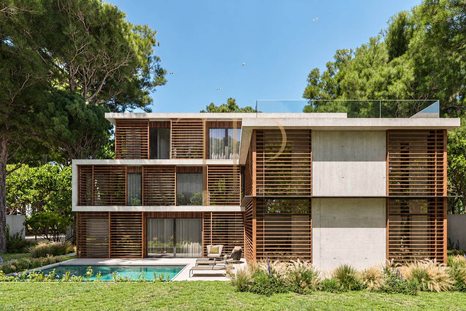 Proyecto de villa en La Pineda, Castelldefels · Vendido