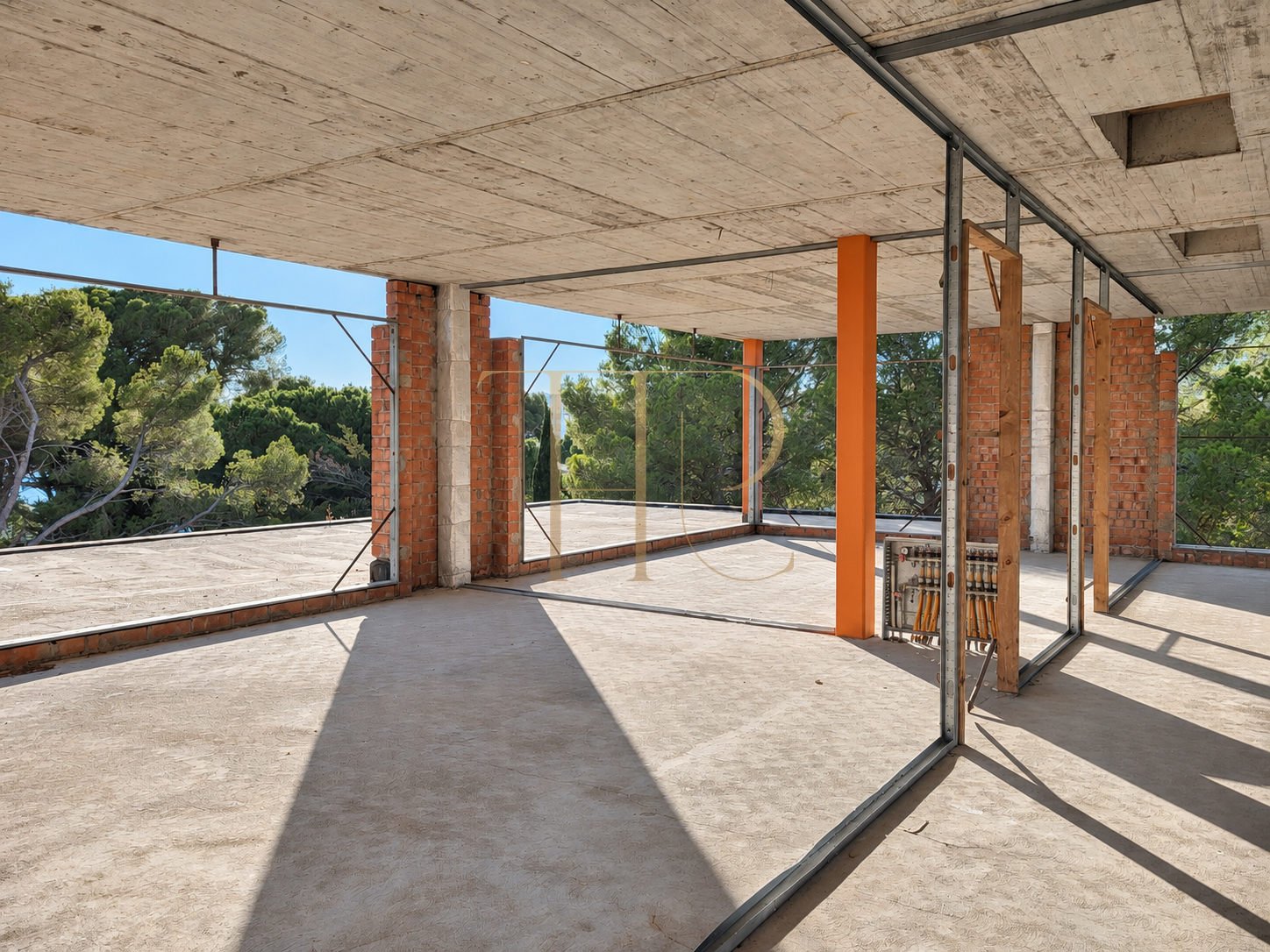 Parcela frente al mar con villa en construcción en Platja d’Aro