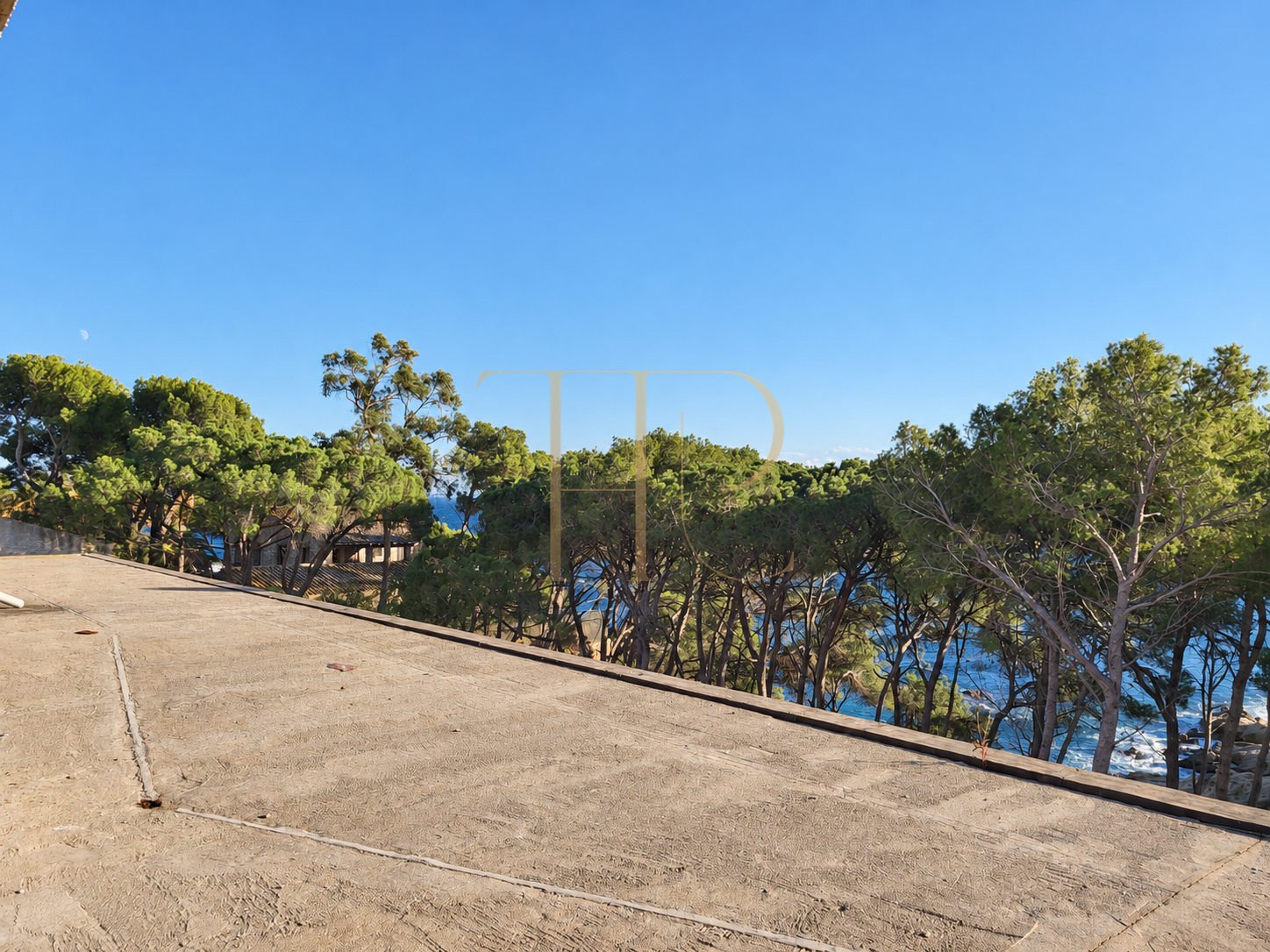 Parcela frente al mar con villa en construcción en Platja d’Aro