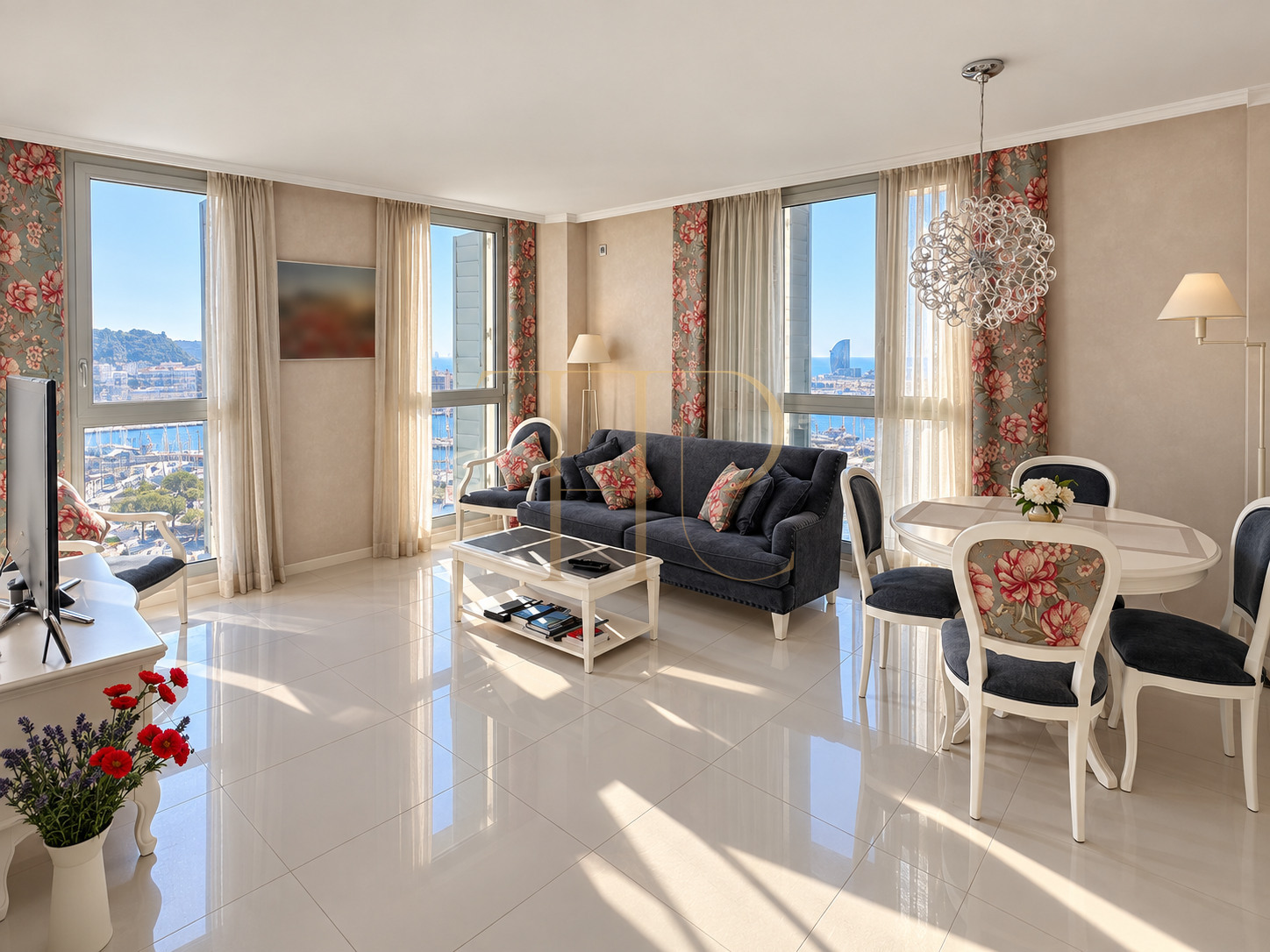 Piso en venta en Barcelona con vistas a Barceloneta y al puerto