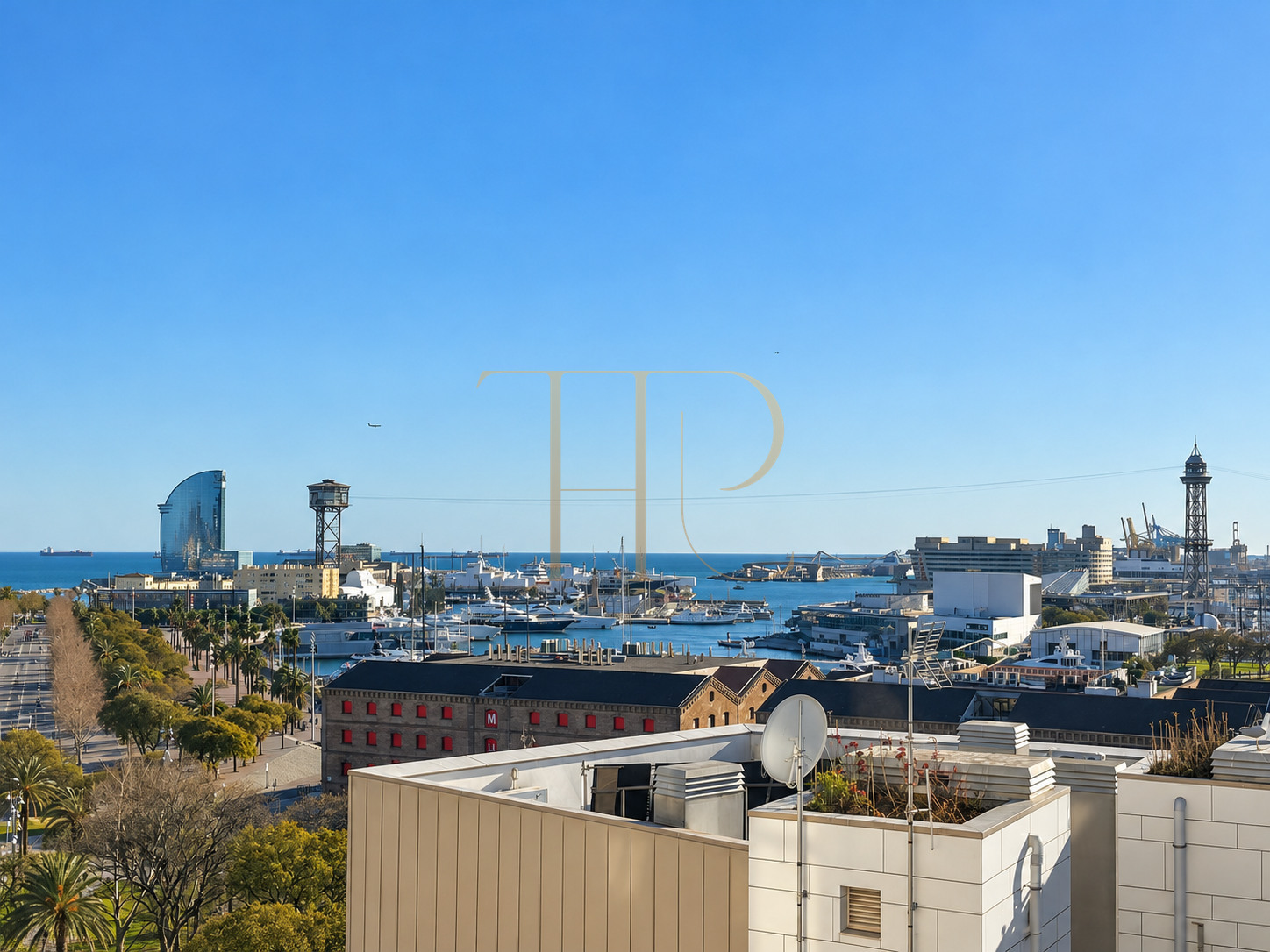Piso en venta en Barcelona con vistas a Barceloneta y al puerto