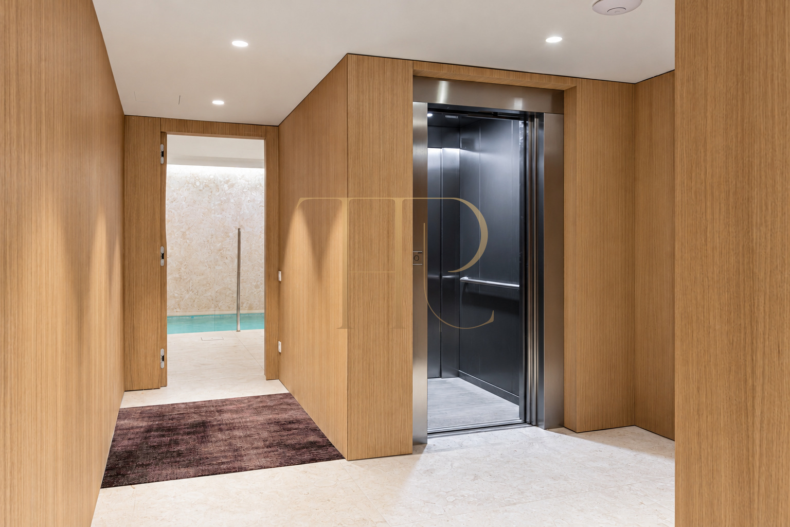 Casa contemporánea con piscinas en La Bonanova, Barcelona