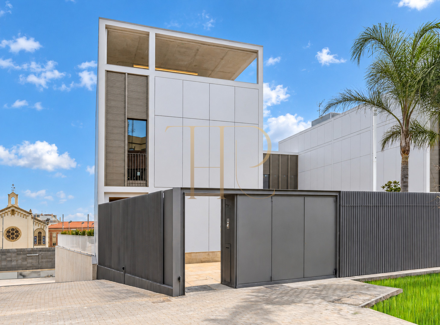 Casa contemporánea con piscinas en La Bonanova, Barcelona