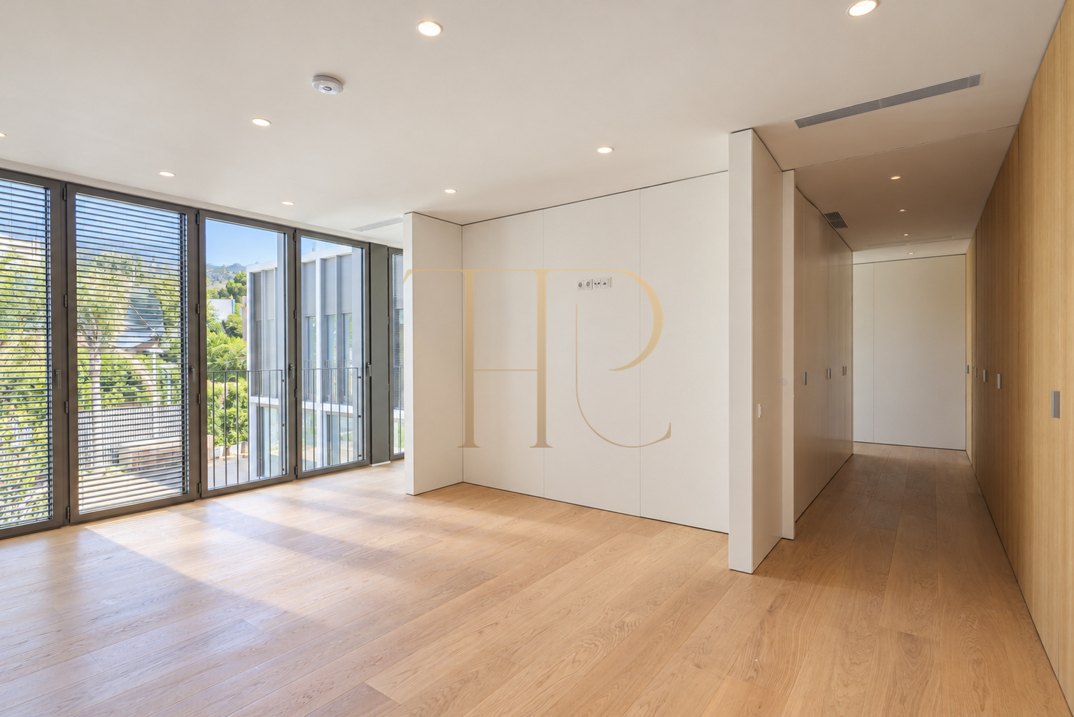 Casa contemporánea con piscinas en La Bonanova, Barcelona