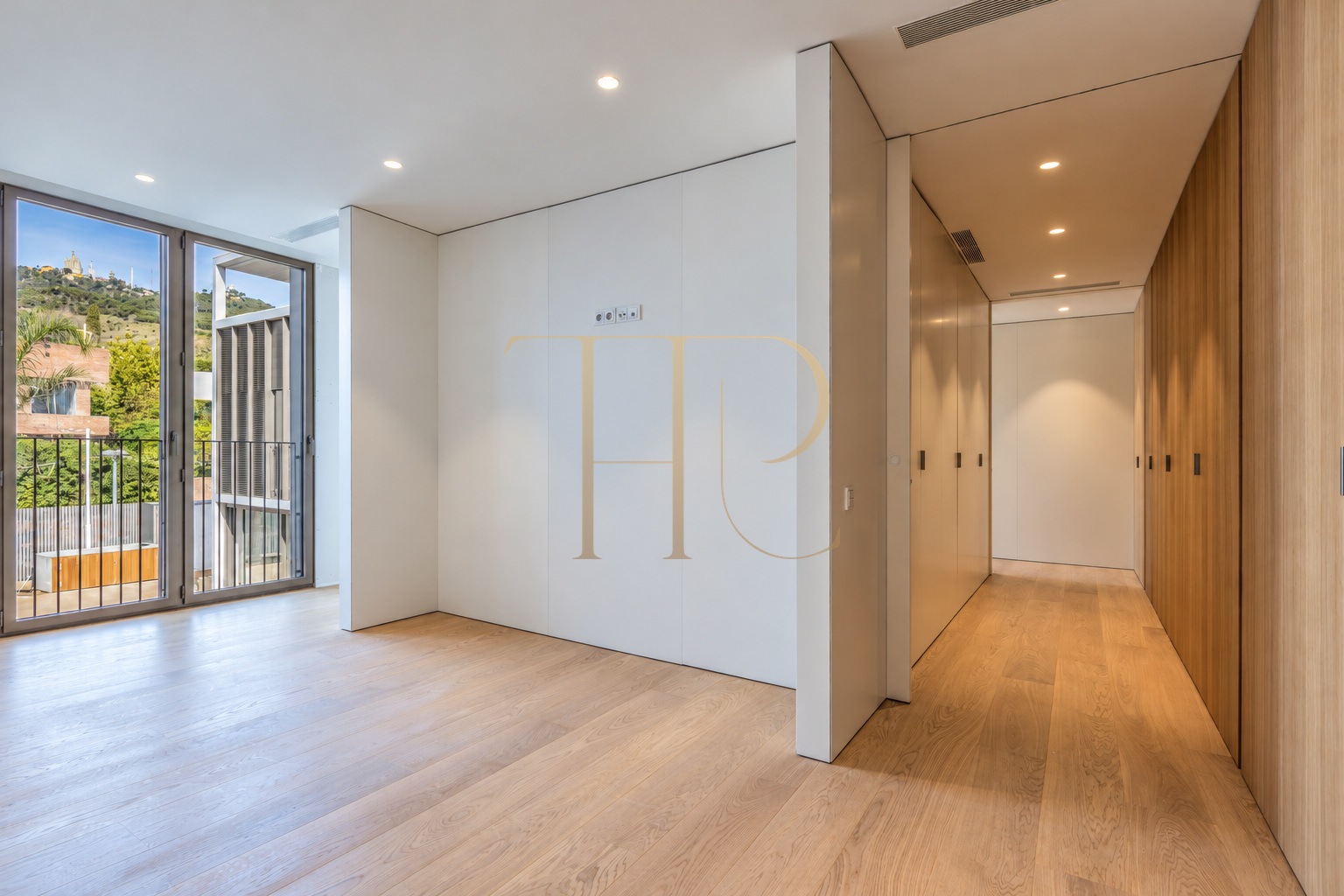Casa contemporánea con piscinas en La Bonanova, Barcelona