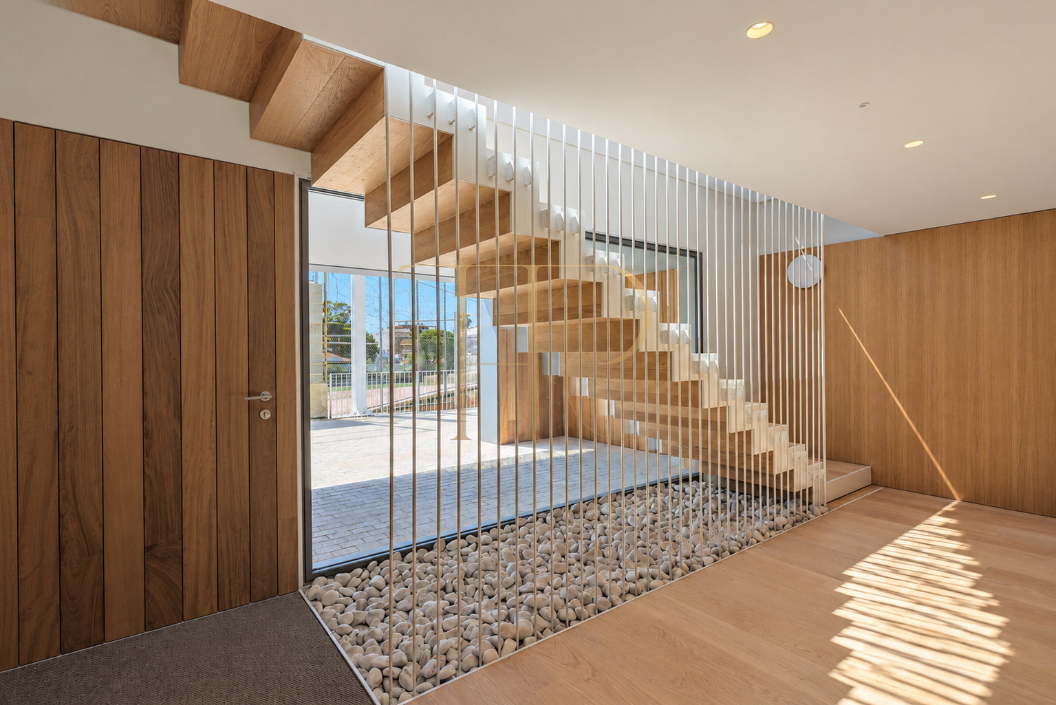 Casa contemporánea con piscinas en La Bonanova, Barcelona