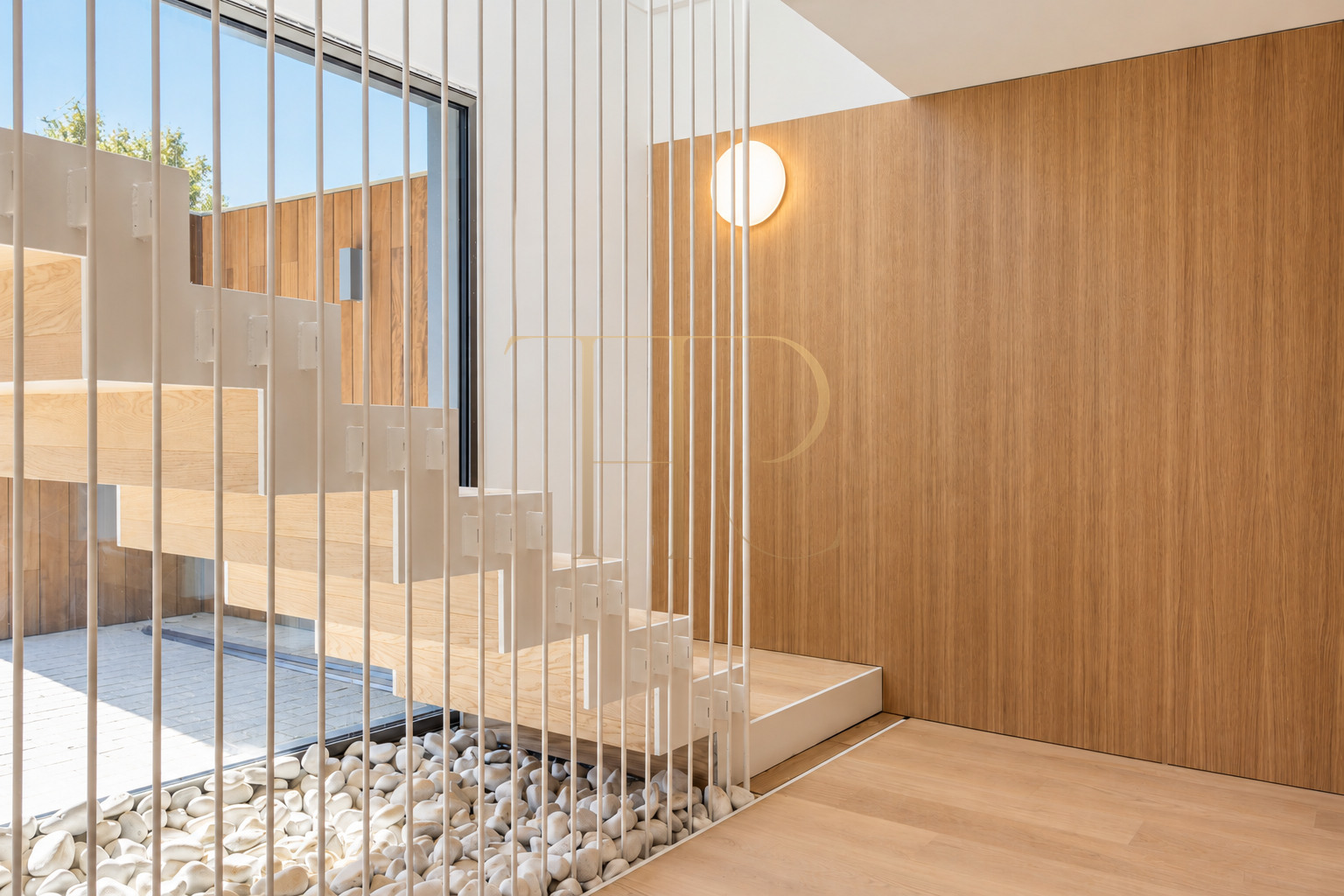 Casa contemporánea con piscinas en La Bonanova, Barcelona