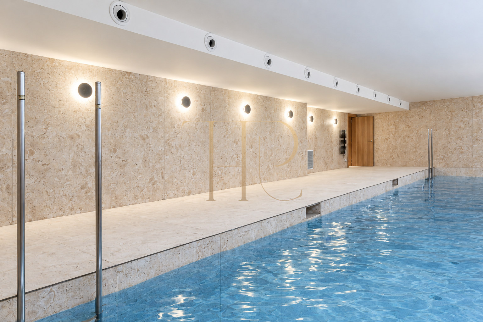 Casa contemporánea con piscinas en La Bonanova, Barcelona