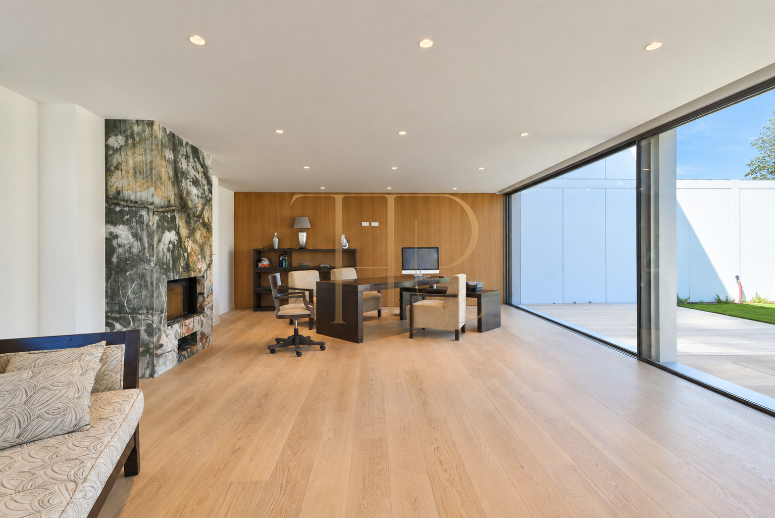 Casa contemporánea con piscinas en La Bonanova, Barcelona