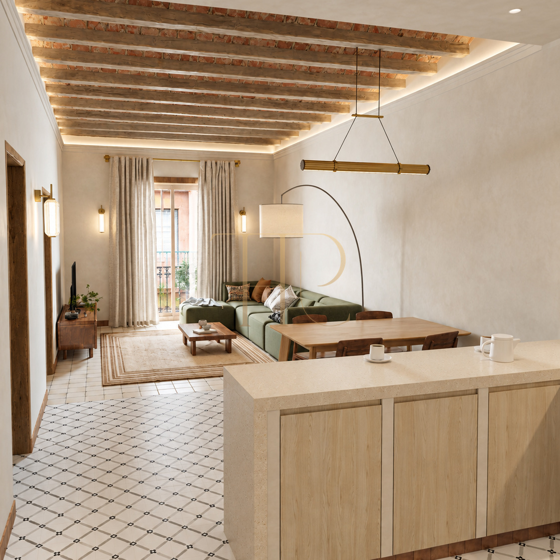 Dúplex reformado a estrenar en Malgrat de Mar