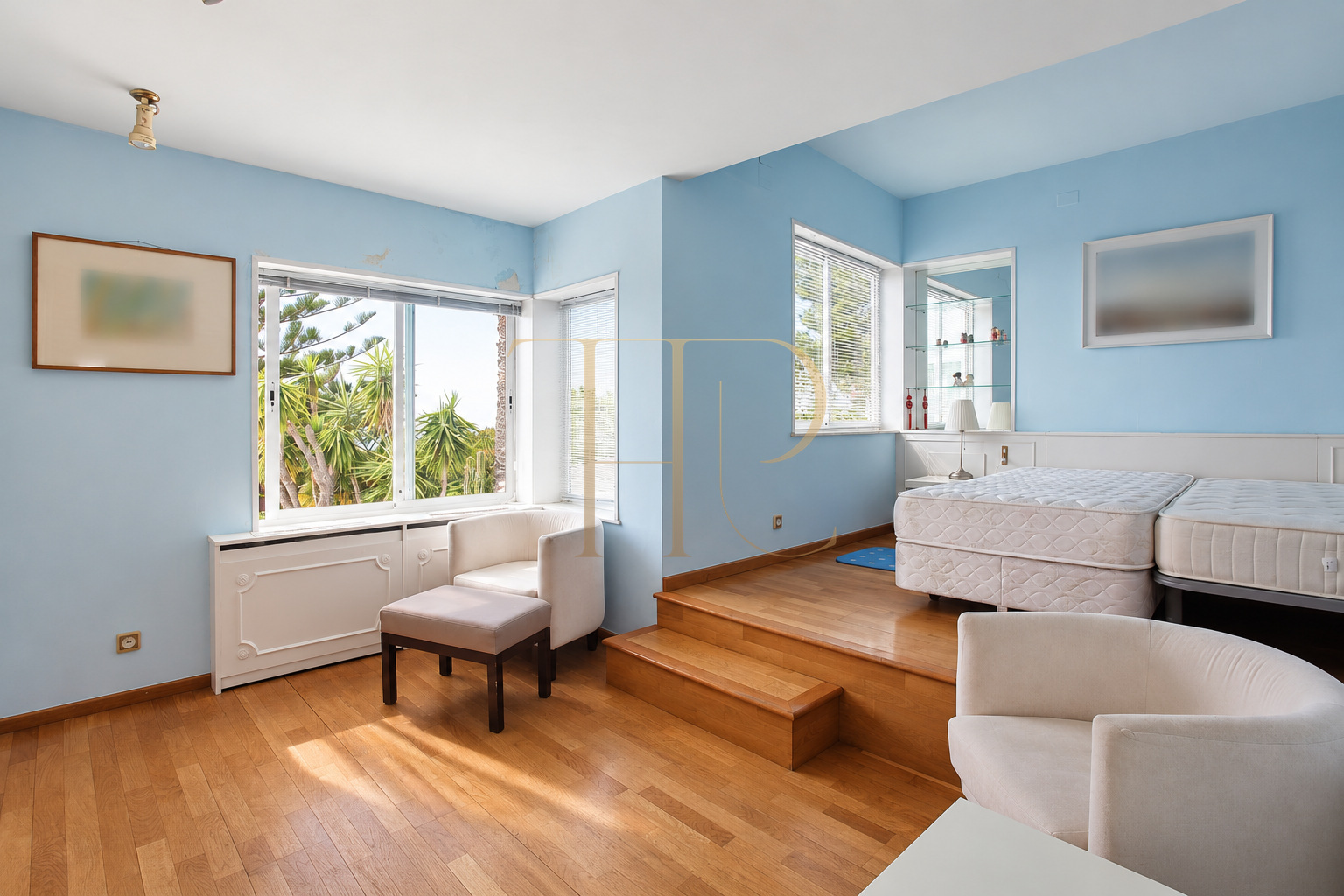 Villa con piscina y vistas al mar en Bellamar, Castelldefels